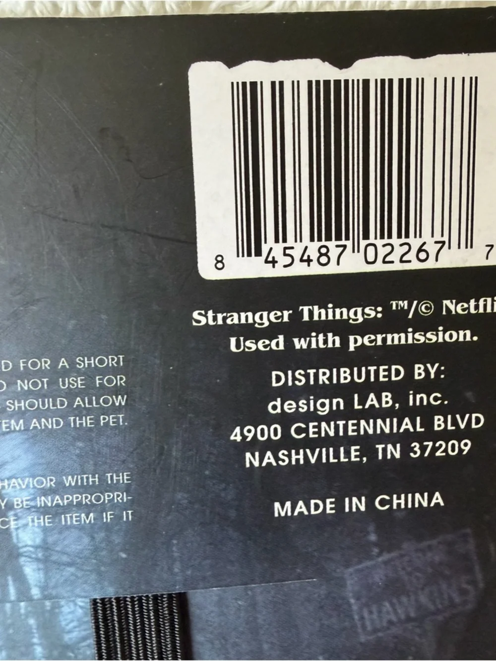 Stranger Things Halloween Costume NEW Scoops Ahoy Uniform Pet Hat Collar Dingus